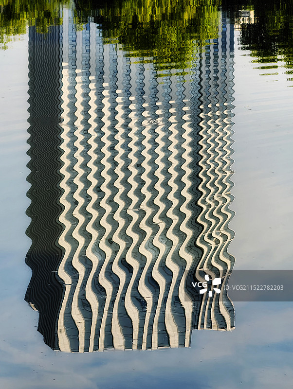 水中建筑到影图片素材