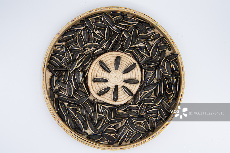 原味炒葵花子图片素材