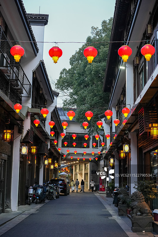 杭州清河坊历史文化景区图片素材