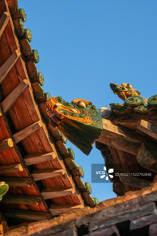 山西临汾蒲县东岳庙图片素材