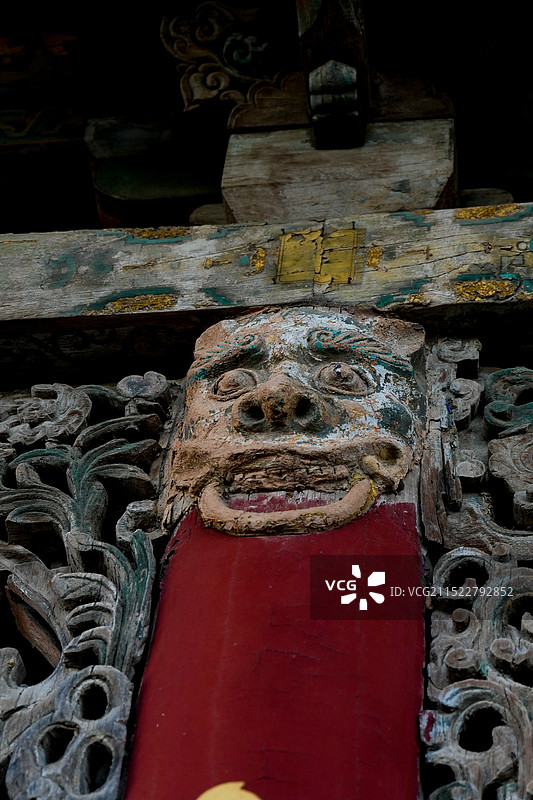 山西临汾蒲县东岳庙图片素材