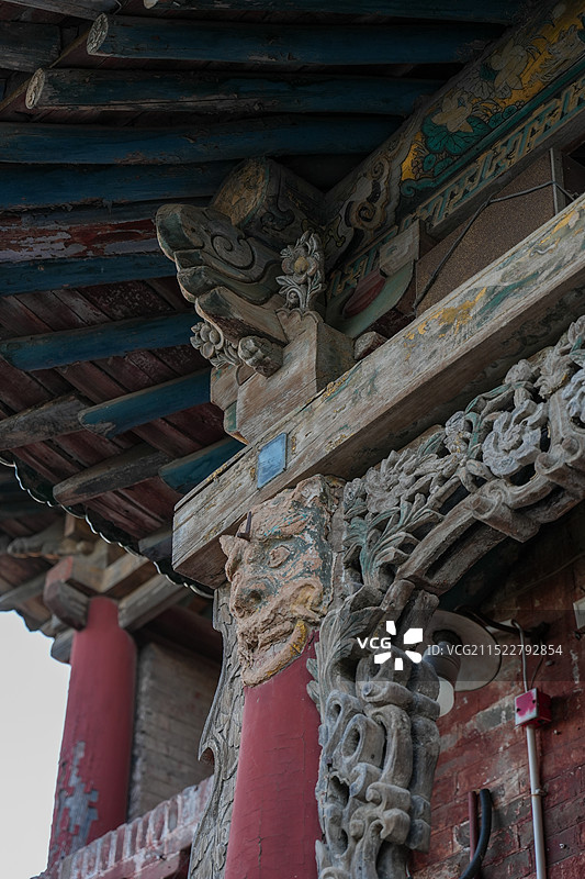 山西临汾蒲县东岳庙图片素材