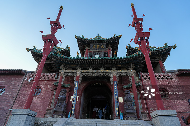 山西临汾蒲县东岳庙图片素材