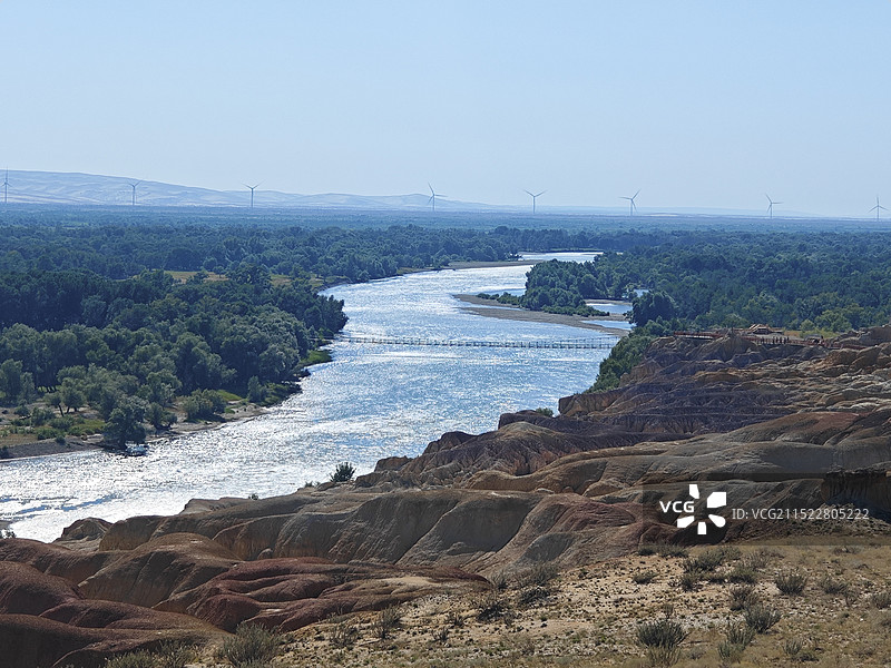 克拉玛依河景区图片素材