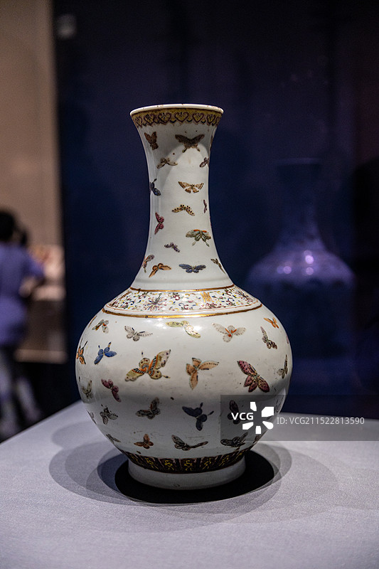 中国呼和浩特内蒙古博物馆馆内藏品图片素材