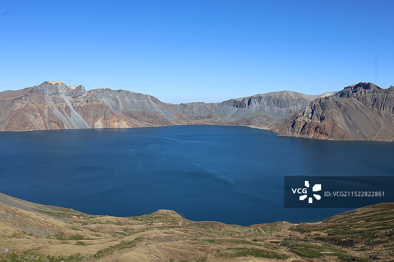 长白山天池图片素材