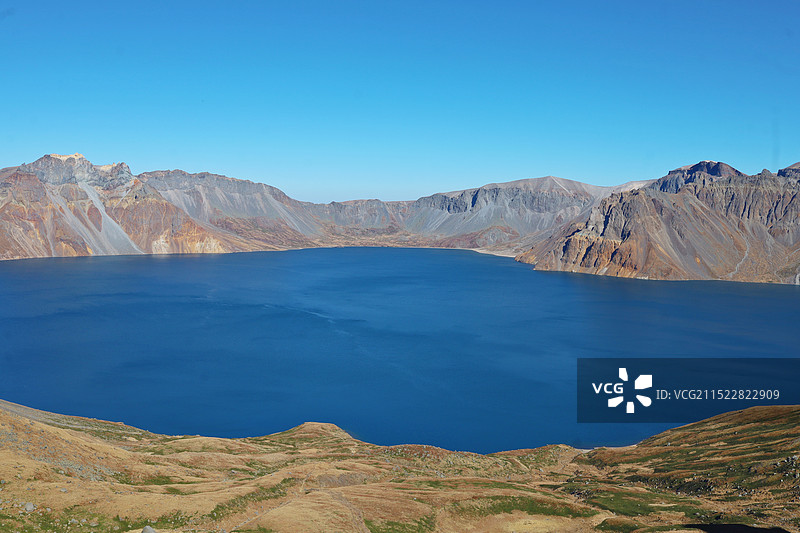 长白山天池图片素材