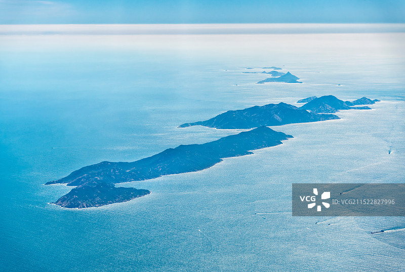 担杆列岛全景航拍 担杆岛 二洲岛 直湾岛图片素材