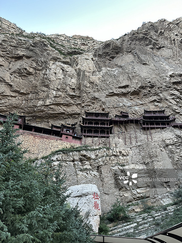 山西大同悬空寺图片素材