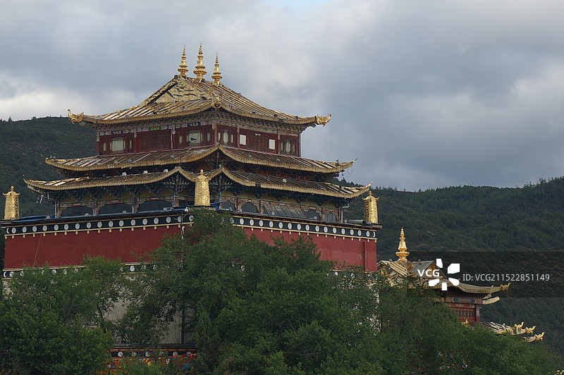 迪庆香格里拉独克宗古城图片素材