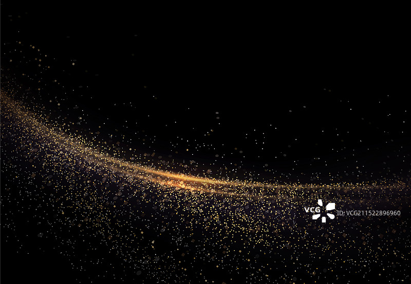 金色椭圆弧的精美构图图片素材