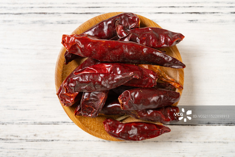 中药干辣椒视图水平画幅图片素材
