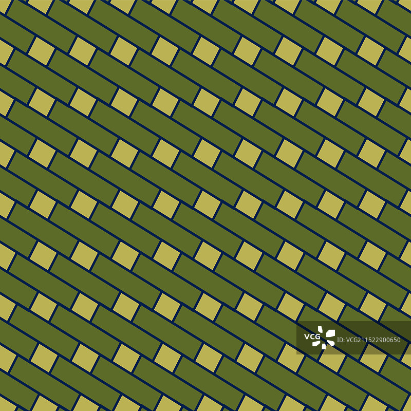 绿色编织椰子叶几何方块图片素材