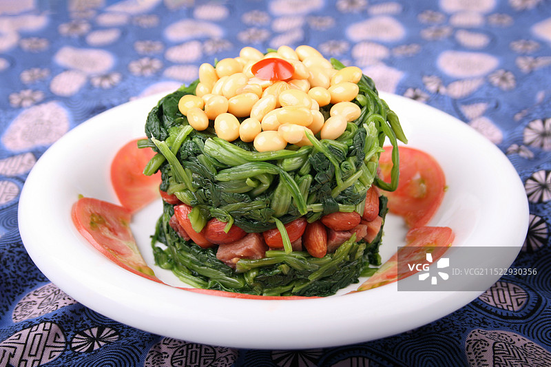 果仁菠菜图片素材