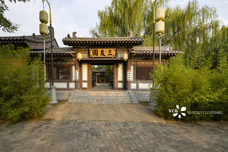 河南省郑州市巩义市杜甫故里文化园图片素材