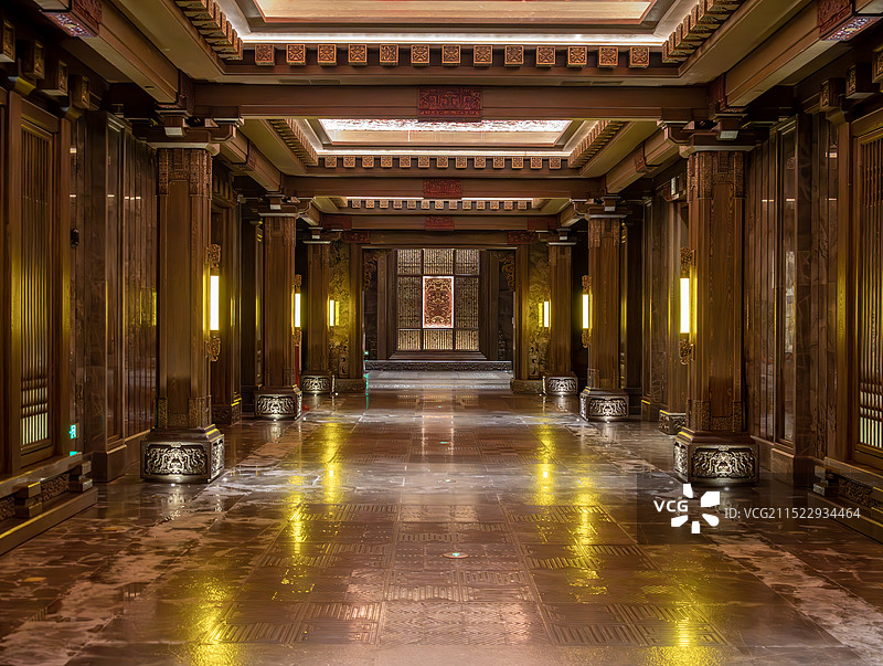 兴汉胜境 汉中景点 华丽宫殿图片素材