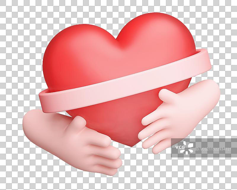 红色感恩关爱免抠素材图片素材