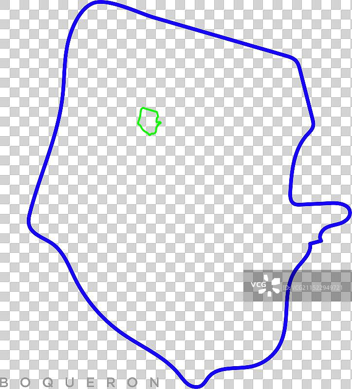 巴拉圭博克龙省地图图片素材