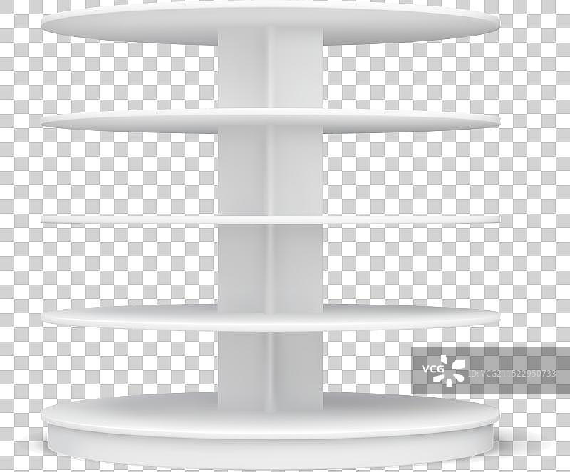 圆形货架商店展示架图片素材