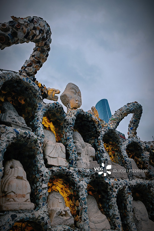 天津瓷房子图片素材