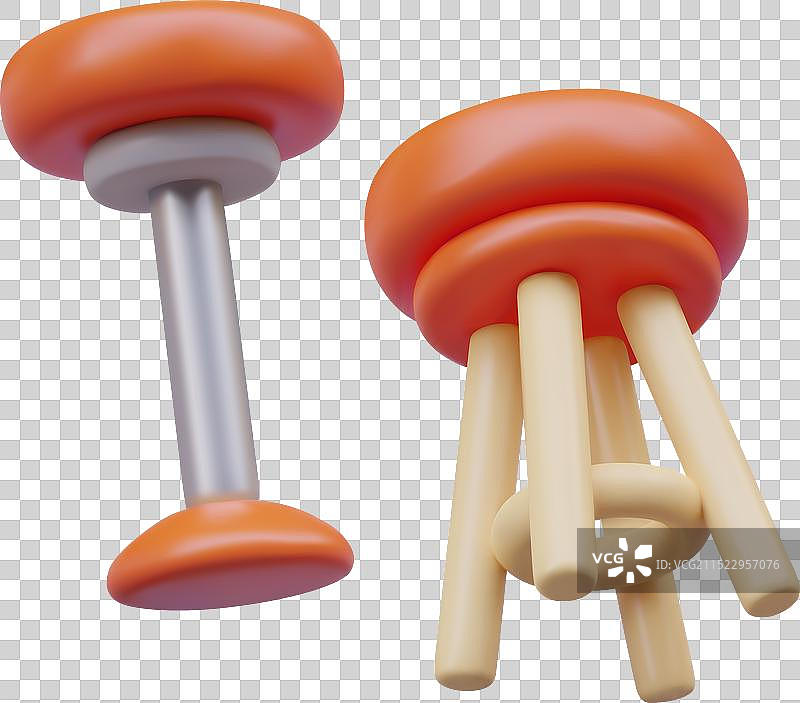 铬合金椅腿吧台椅和高脚凳图片素材