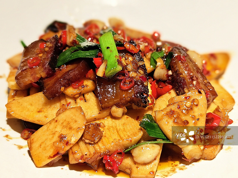 小炒肉图片素材