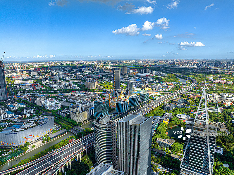 金桥1851 上海金环 金桥城市副中心 金色中环带 中环路 浦东开发开放图片素材