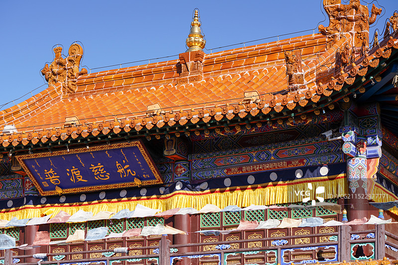 内蒙古 呼和浩特 大召历史文化旅游区 大召无量寺 普渡慈航图片素材