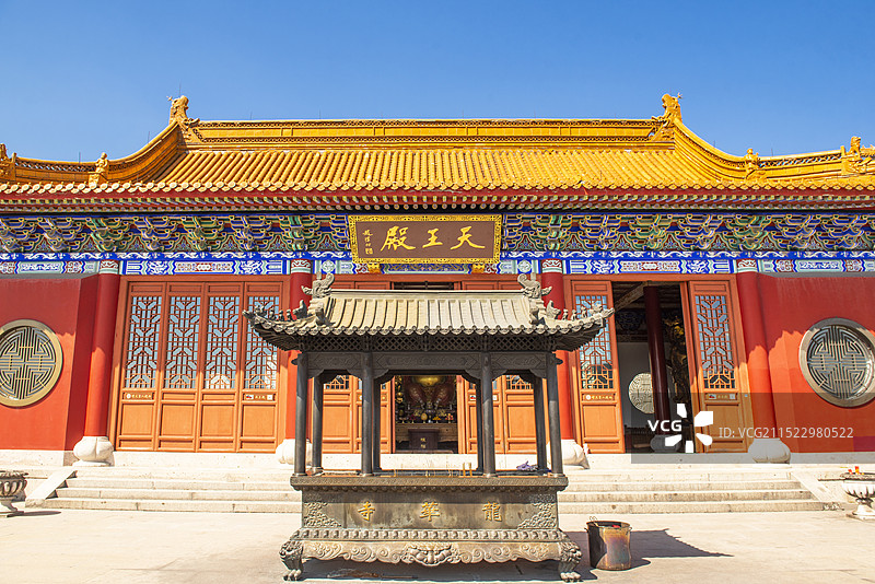 绍兴大香林天王殿  寺庙建筑 寺庙天王殿 古代建筑 寺庙图片素材