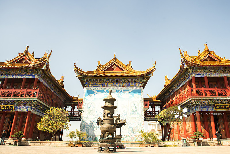 绍兴大香林寺庙建筑  绍兴旅游 寺庙建筑  大香林图片素材