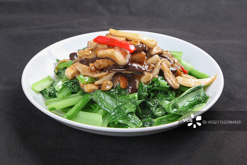 珍菌小白菜图片素材