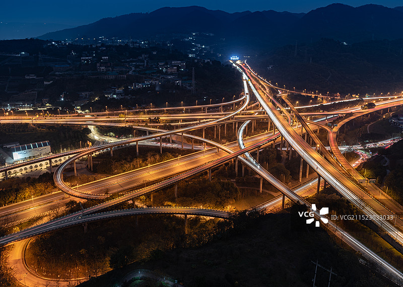 重庆盘龙立交图片素材
