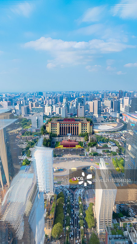 天府广场图片素材