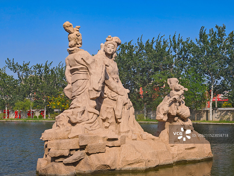 邯郸丛台区赵苑公园图片素材