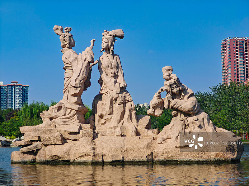 邯郸丛台区赵苑公园图片素材