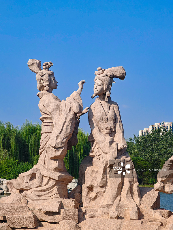 邯郸丛台区赵苑公园图片素材