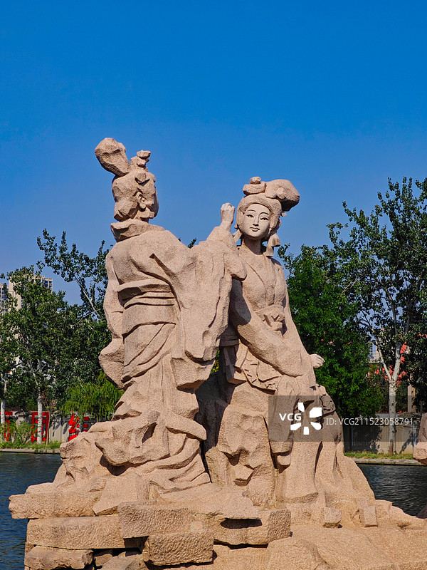 邯郸丛台区赵苑公园图片素材