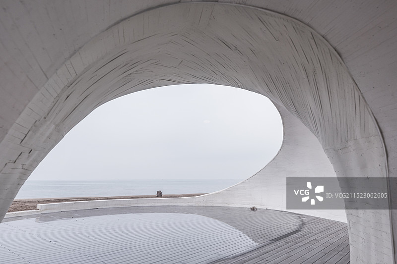 北戴河阿那亚，沙丘美术馆图片素材