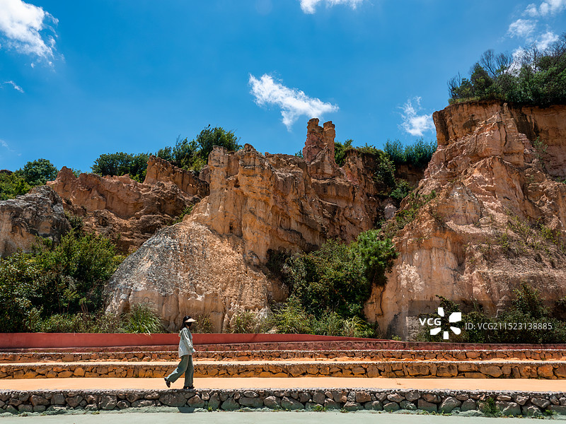 曲靖市陆良县沙彩风景区图片素材