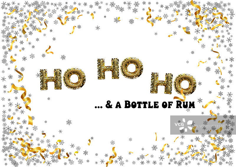 金色亮片圣诞快乐文字图片素材