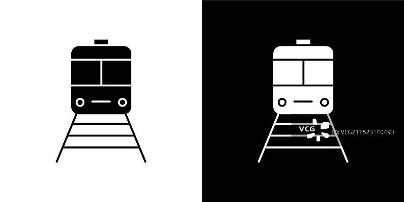 地铁图标轮廓符号集图片素材