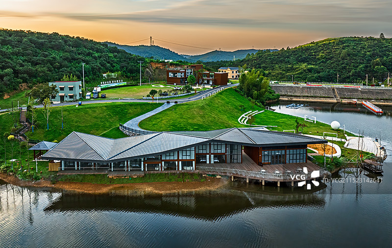 渌口区南洲镇水仙湖图片素材