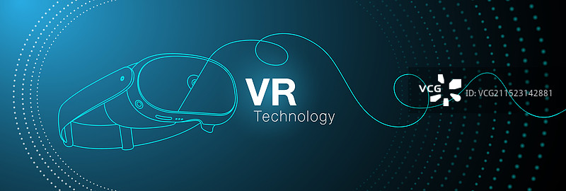 VR眼镜科技背景图片素材