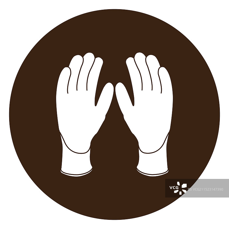 手套图标Logo设计图片素材