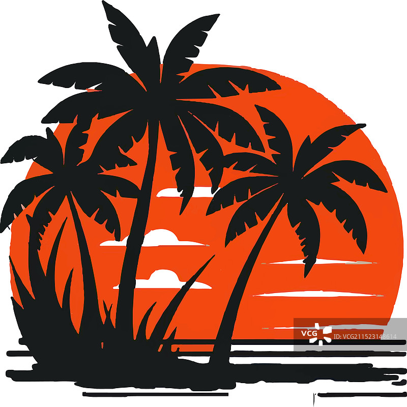 海滩艺术图片素材