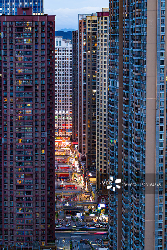 贵阳市夜景图片素材