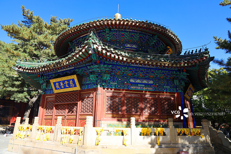 北京市门头沟区，全国重点文物保护单位潭柘寺图片素材