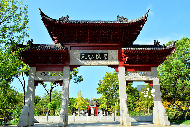 孝感市董永公园图片素材