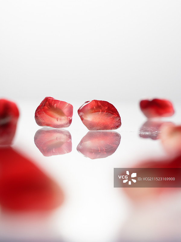 石榴籽创意微距特写图片素材