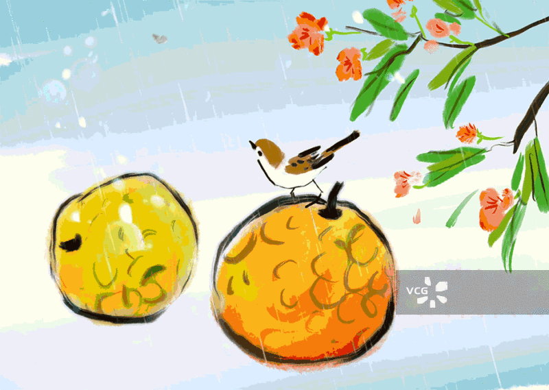 水墨动画艺术大自然里的动物们系列插图图片素材